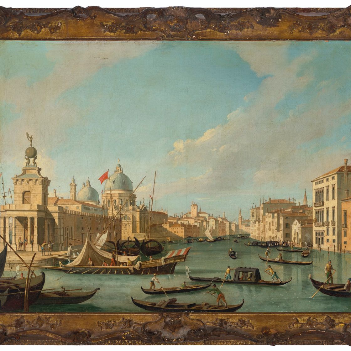 Canaletto — Вход в Гранд-канал в Венеции, вид на запад, изображение 2