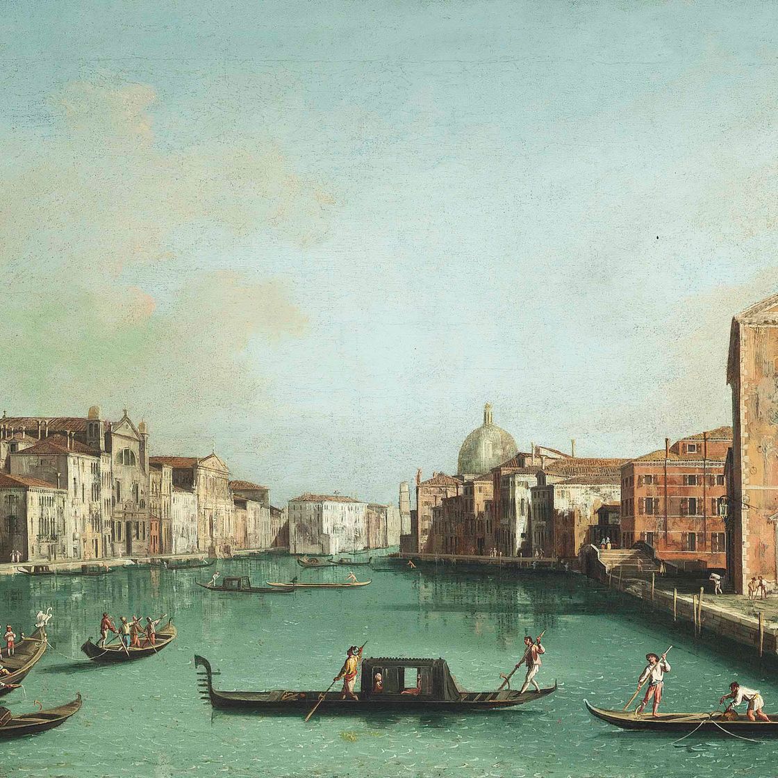 Canaletto — Большой канал в Венеции, обращенный на северо-восток, от Санта-Кроче до Сан-Джеремии