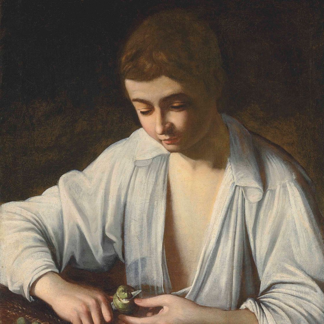 Caravaggio — Мальчик чистит фрукты