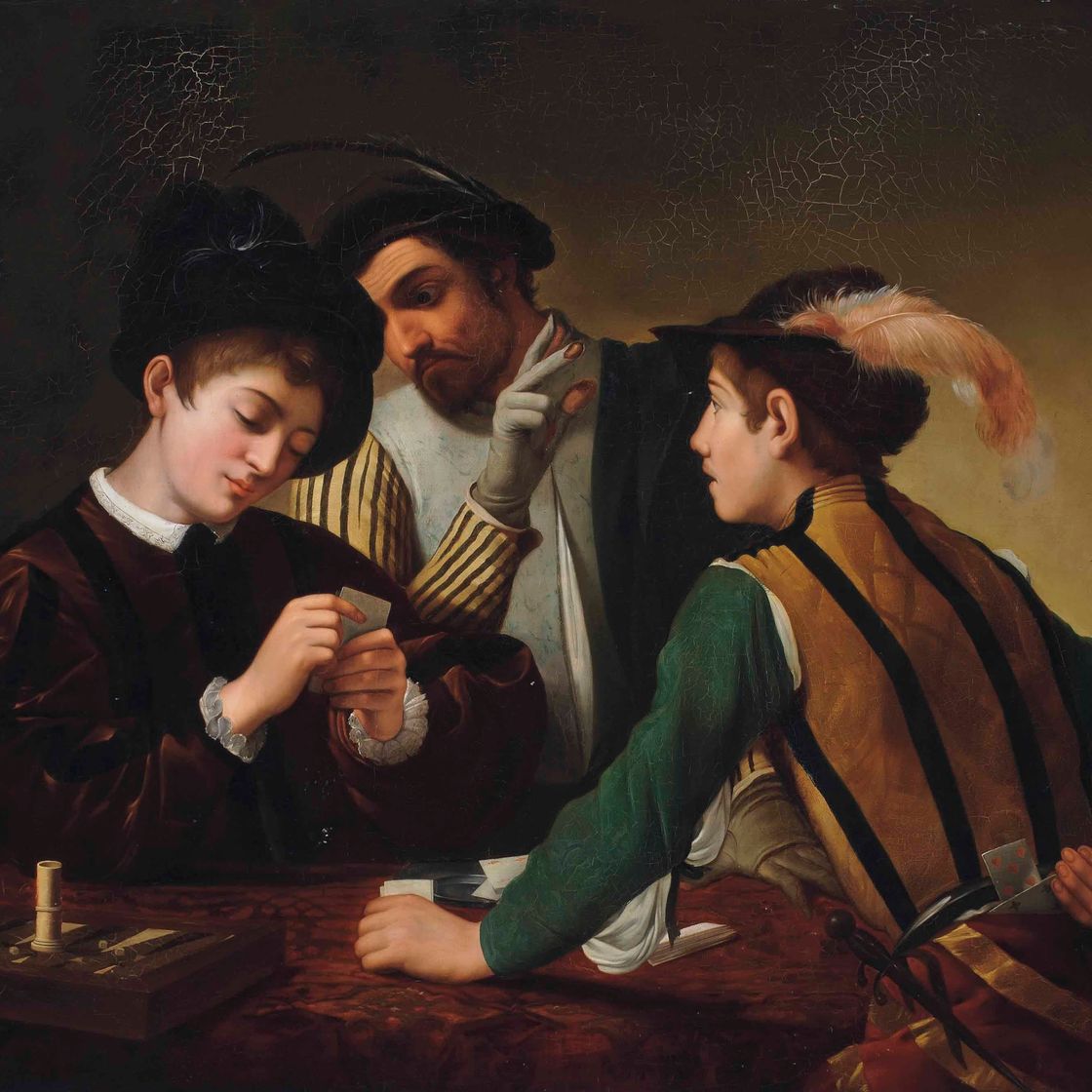 Caravaggio — Карточные шулеры
