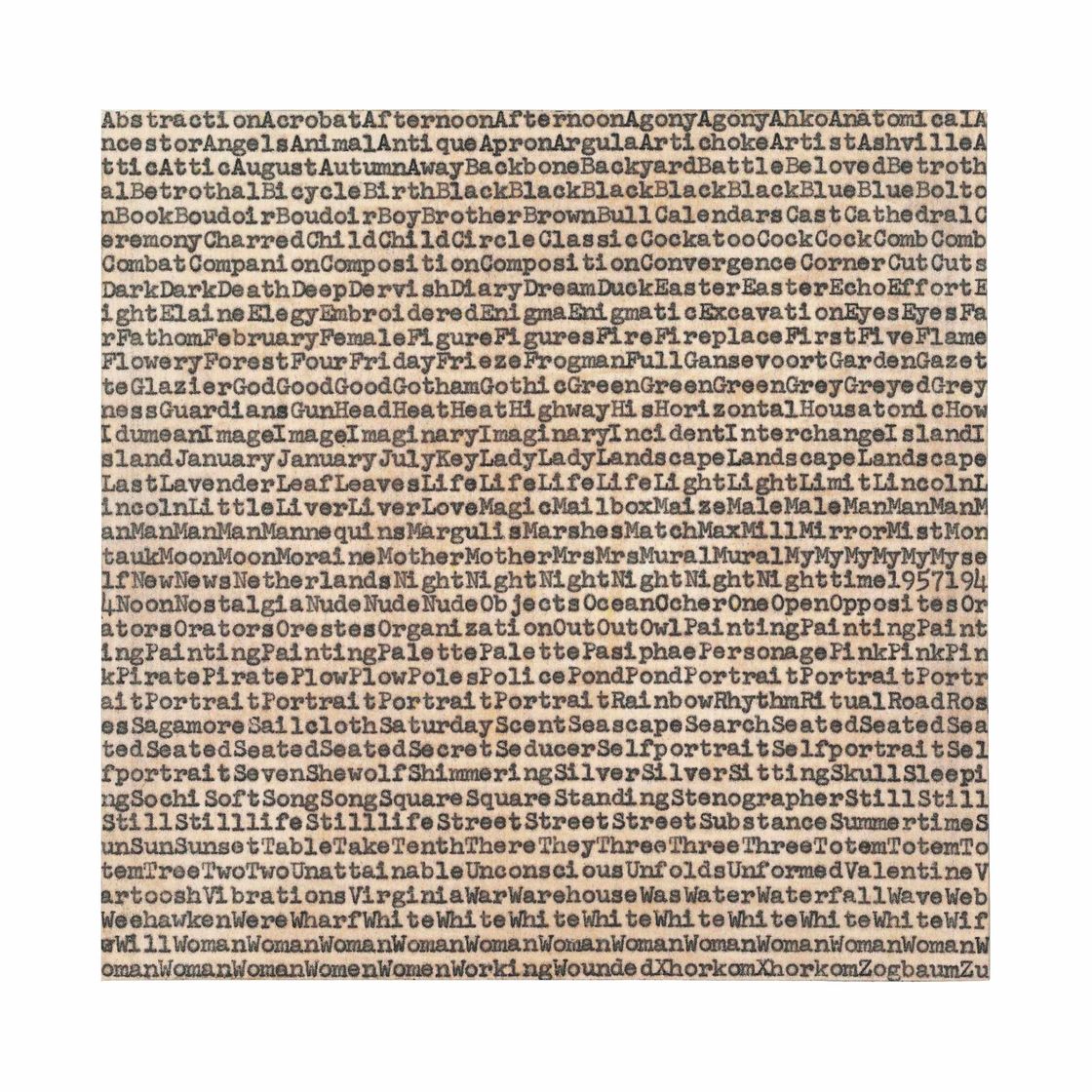 Carl Andre — горький поллок де Кунинга