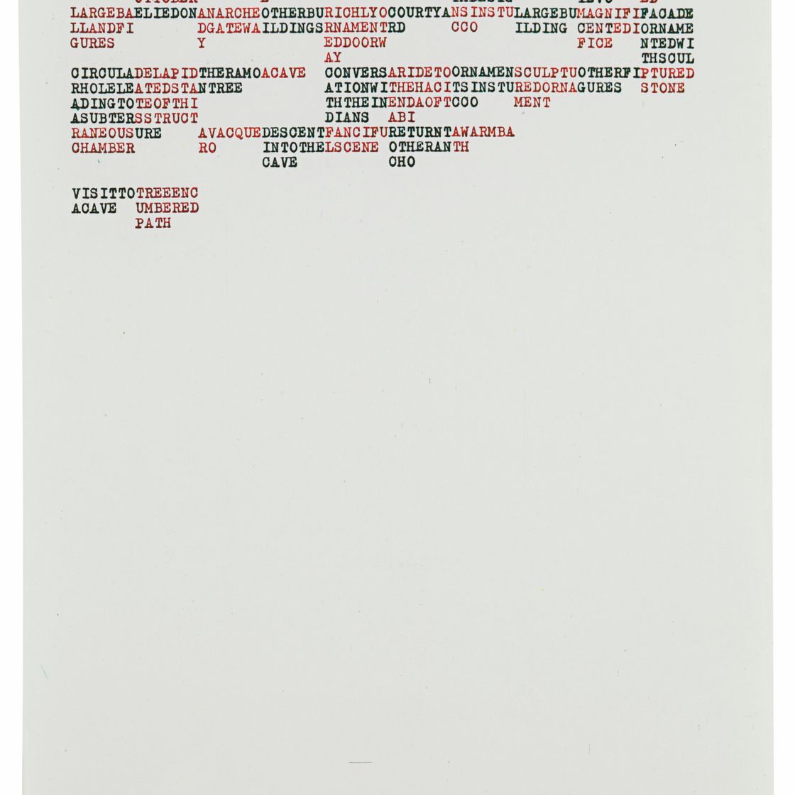 Carl Andre — РУИНЫ в СЕЛЬСКОЙ МЕСТНОСТИ , ДОРОЖНО-ТРАНСПОРТНОЕ ПРОИСШЕСТВИЕ в КЕМБЕРГЕ , связанное с ГИГАНТСКИМИ ЧЕЛОВЕЧЕСКИМИ жертвами , с "ЮКАТАНА"