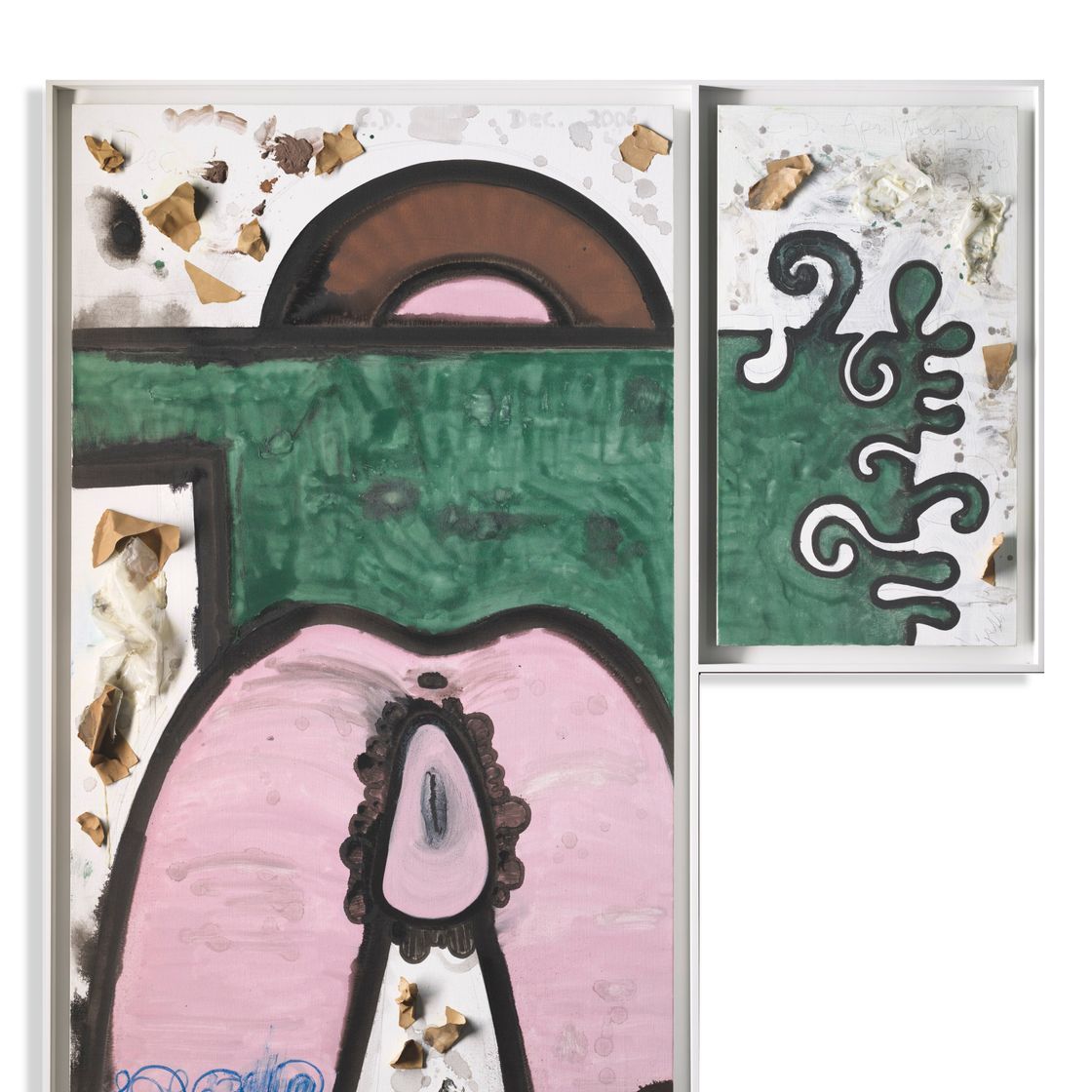 Carroll Dunham — Мусор, Соотношение (плечо)