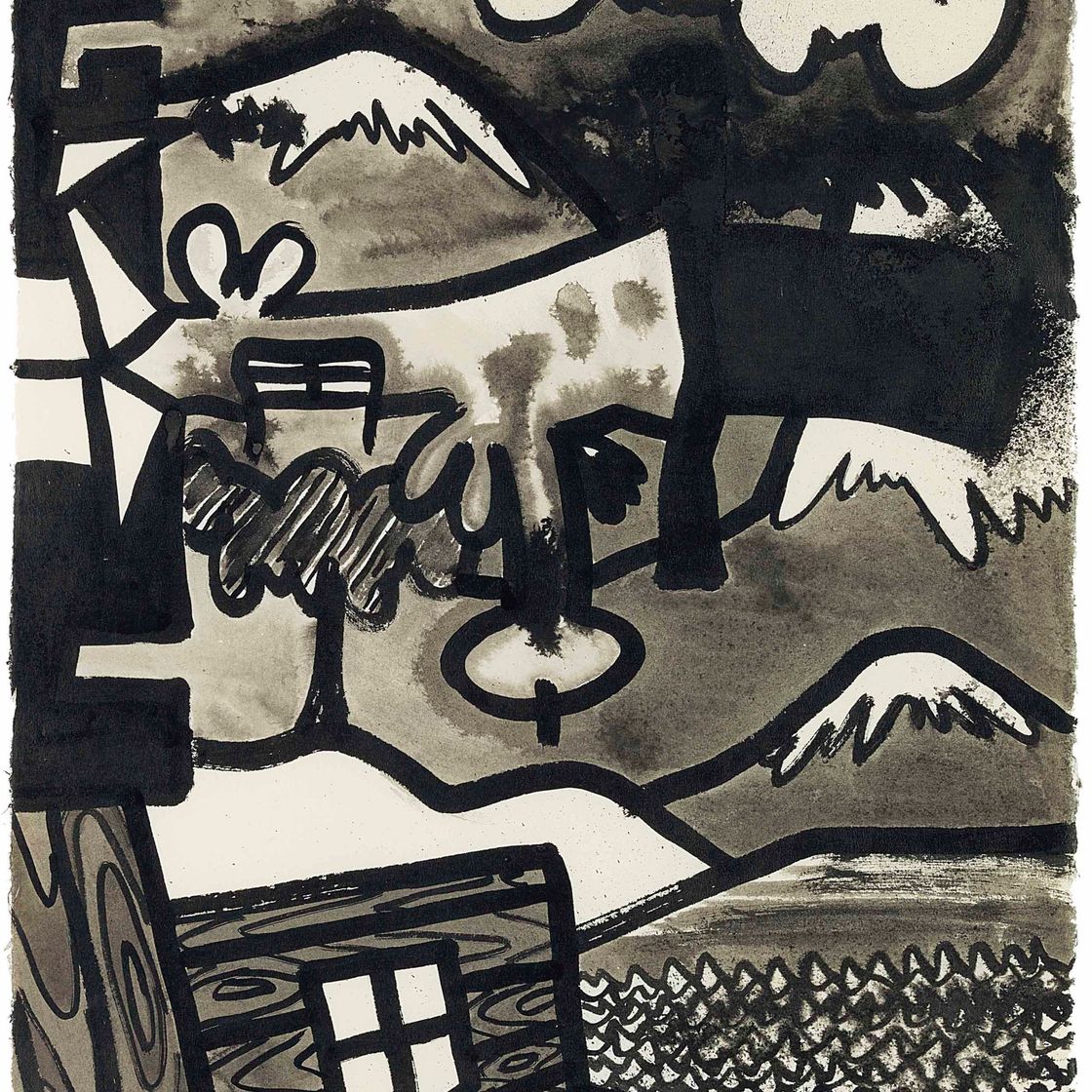 Carroll Dunham — Проигранный # 1 (2.04.01)