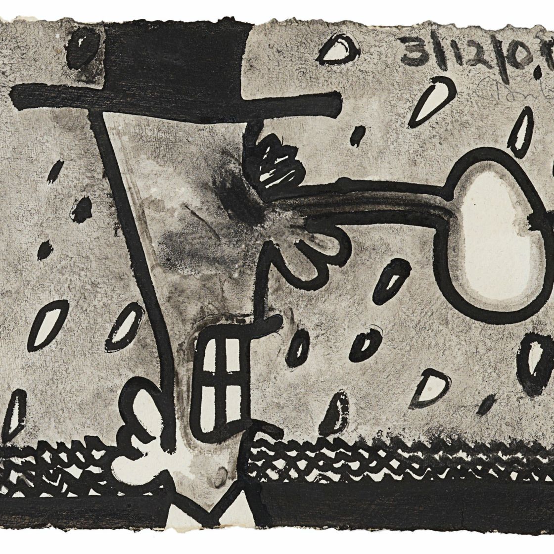 Carroll Dunham — Снег/Море