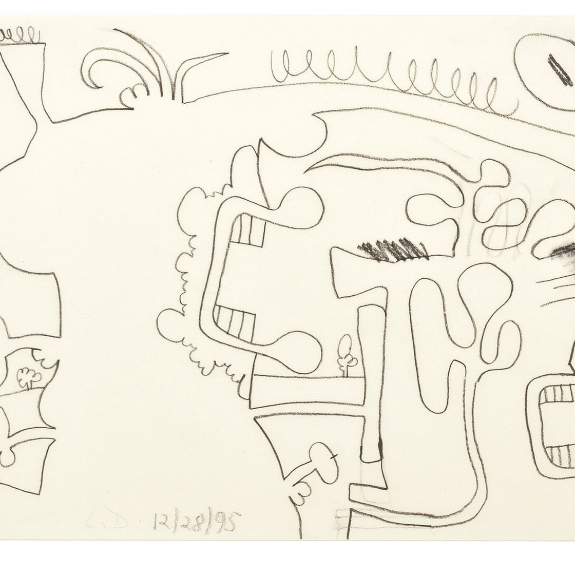 Carroll Dunham — Без названия (D5)
