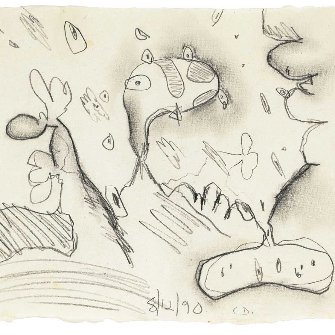 Carroll Dunham — Без названия