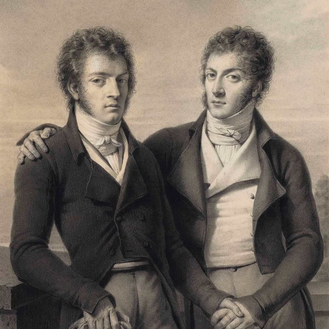 César — Портрет братьев-близнецов Сезара и Константина Фоше (1760-1815)