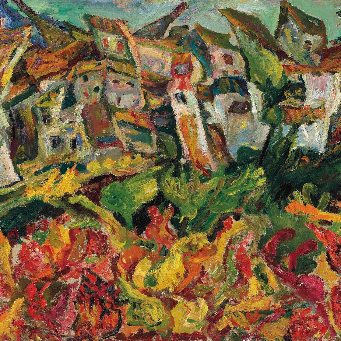 Chaïm Soutine — Дома с точками соприкосновения