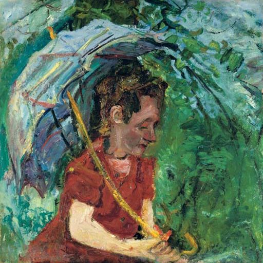 Chaïm Soutine — Женщина в образе Омбреля