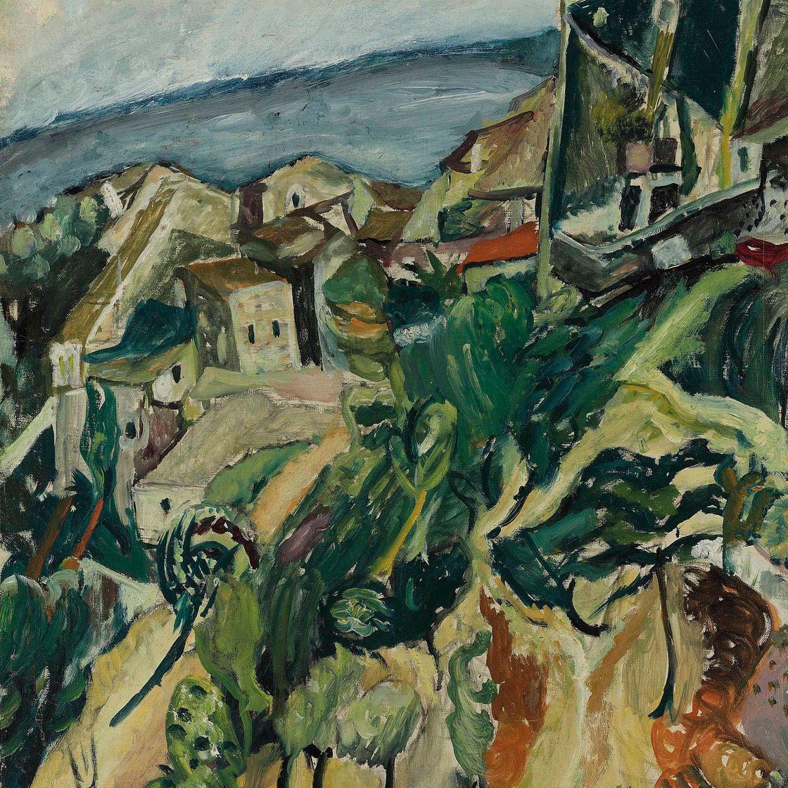 Chaïm Soutine — Дома на берегу моря