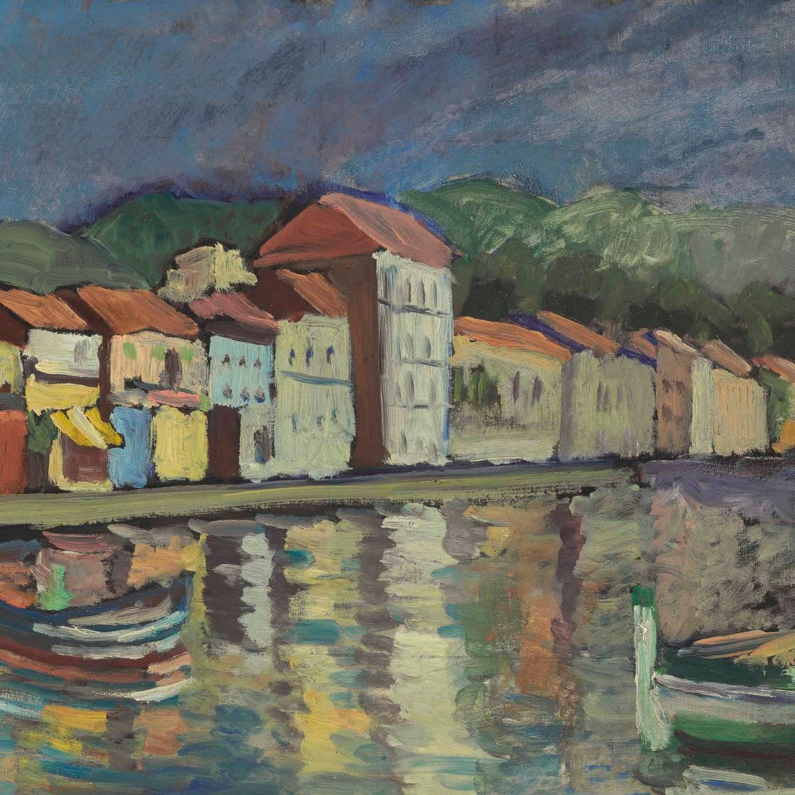 Charles Camoin — Набережная порта Кассис