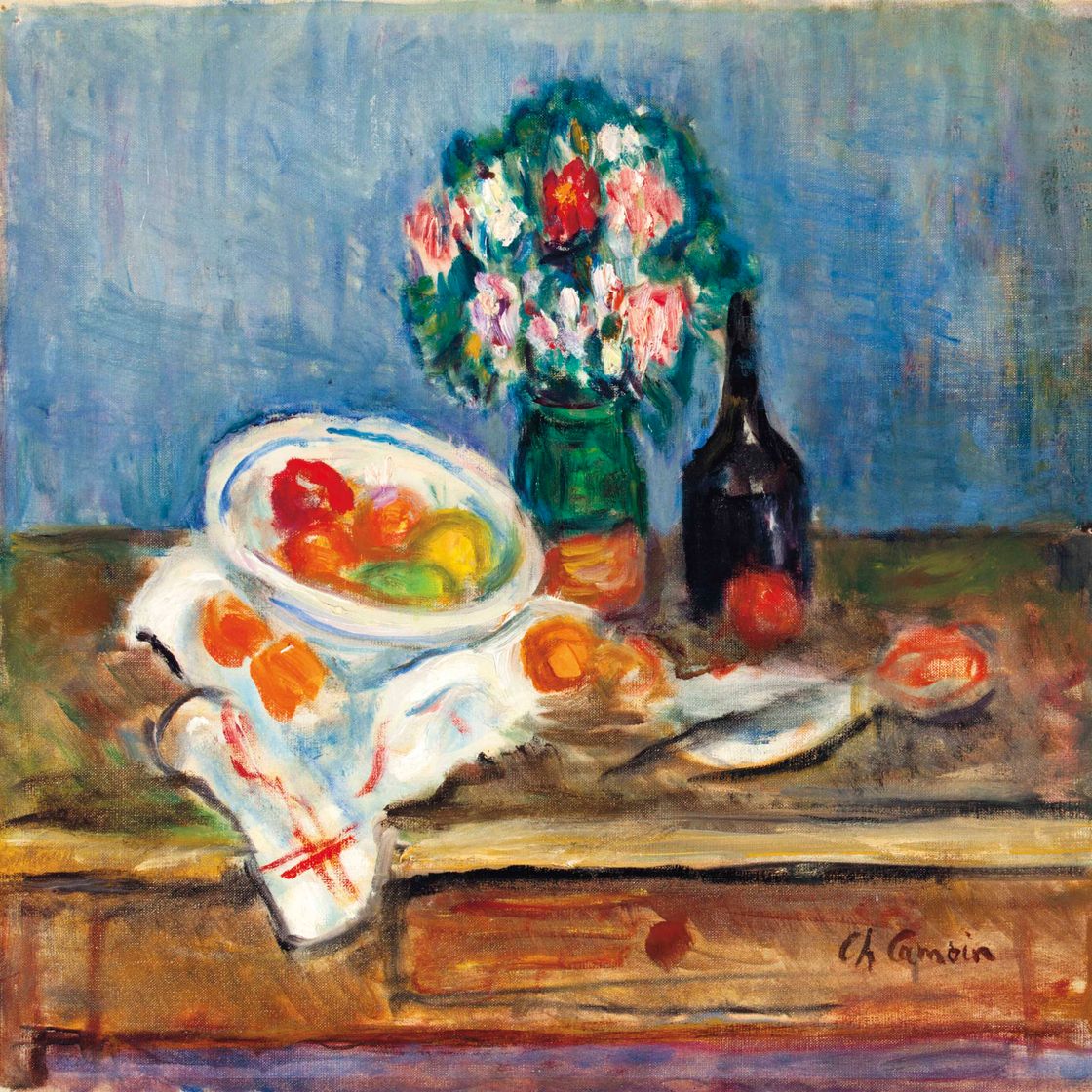 Charles Camoin — Букет цветов и фруктов