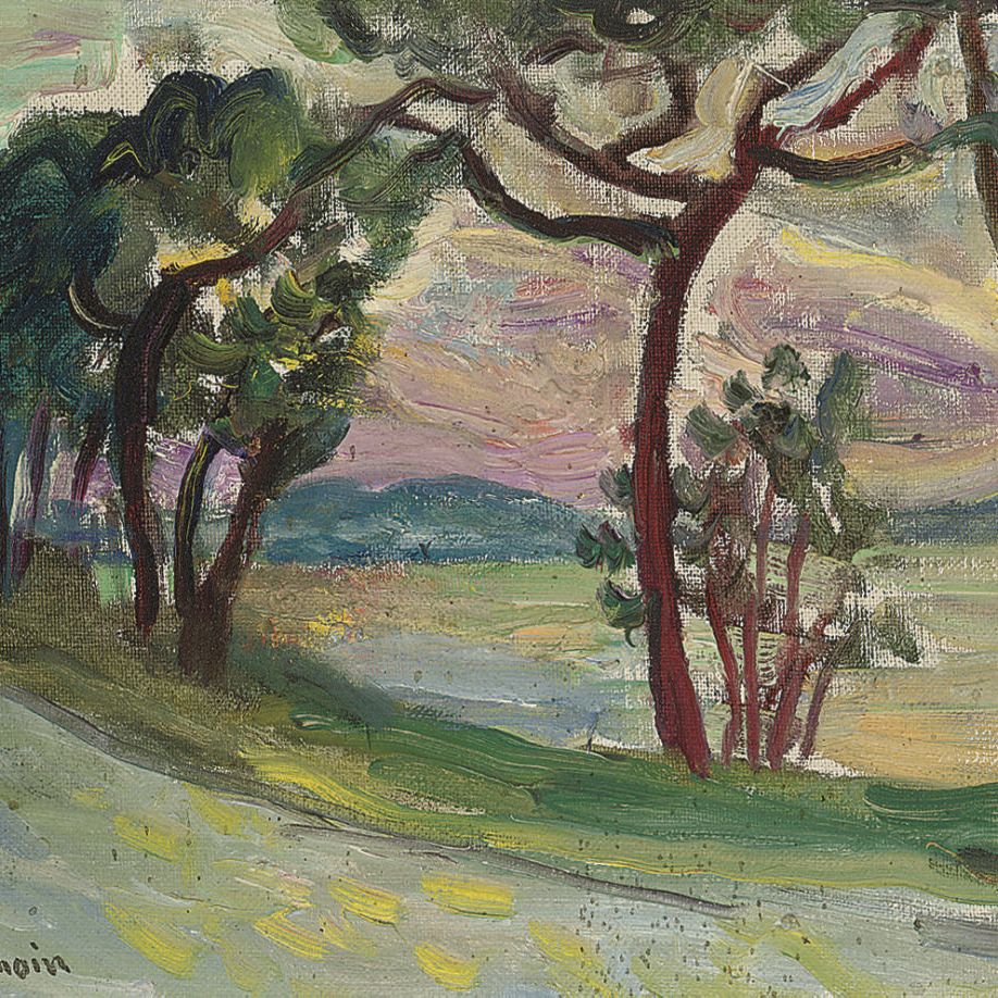 Charles Camoin — Отель Chemin au soleil couchant, Сен-Тропе