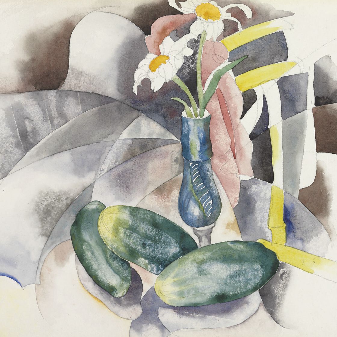 Charles Demuth — Цветы и огурцы
