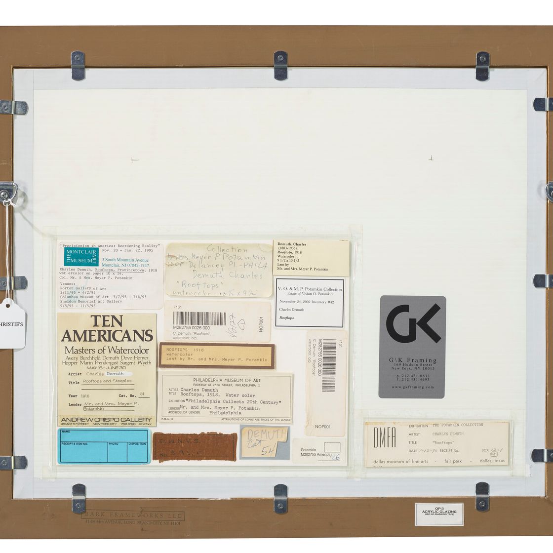 Charles Demuth — Крыши домов, изображение 3