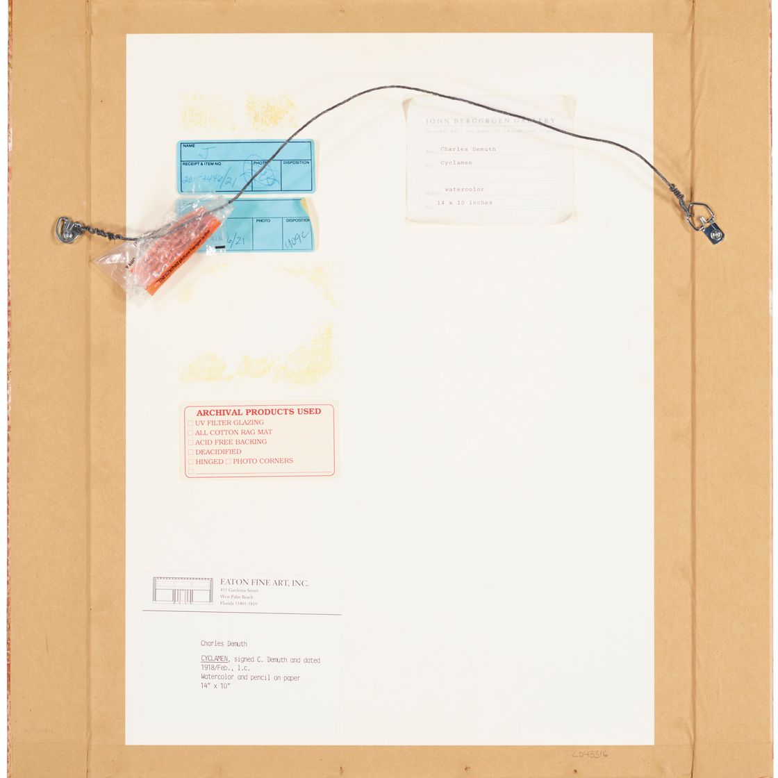 Charles Demuth — Цикламен, изображение 3