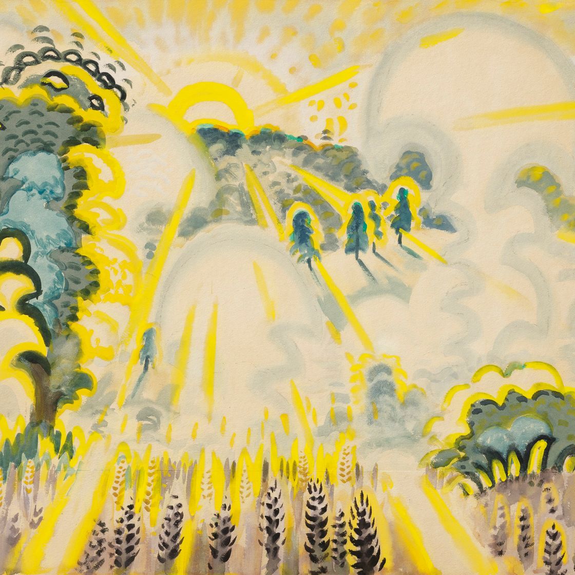 Charles Ephraim Burchfield — Туманные призраки на рассвете