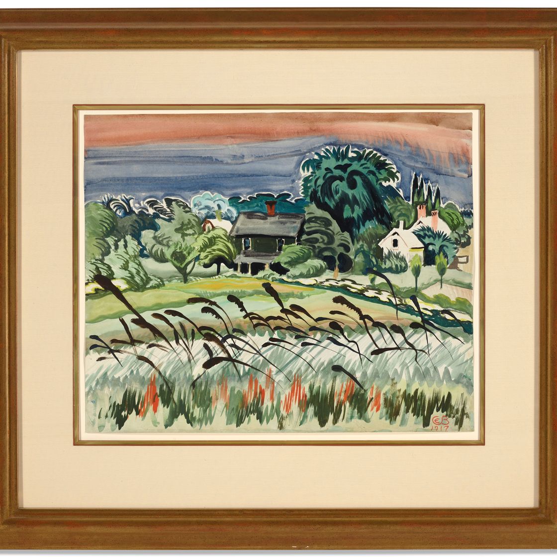 Charles Ephraim Burchfield — Июльский вечер, изображение 2