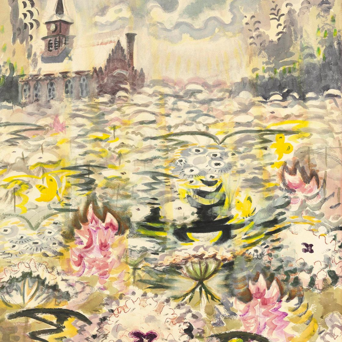 Charles Ephraim Burchfield — Море кружев времен королевы Анны