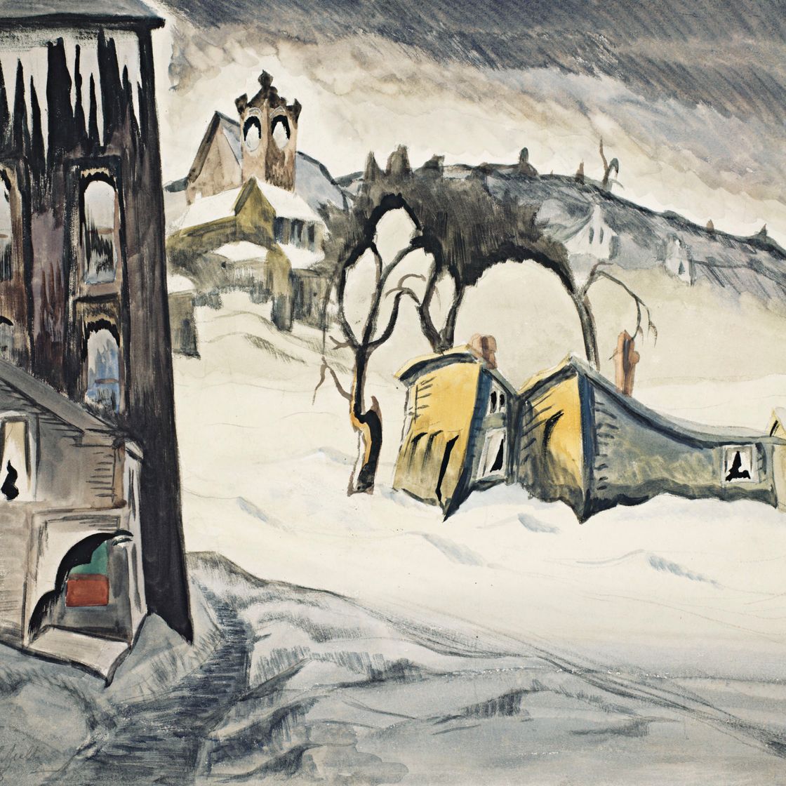 Charles Ephraim Burchfield — Февральские сумерки