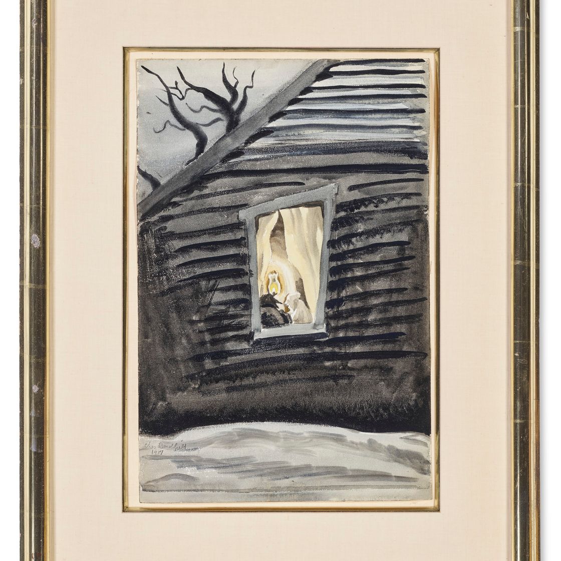 Charles Ephraim Burchfield — Освещенное окно
