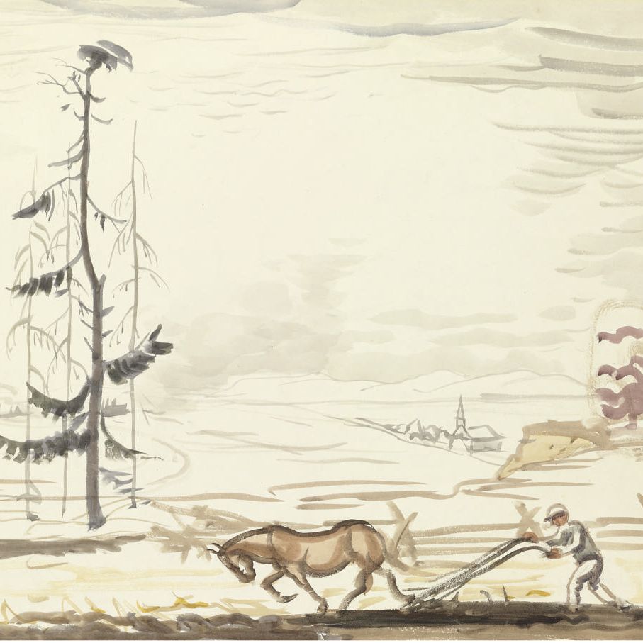Charles Ephraim Burchfield — Вспашка в ноябре