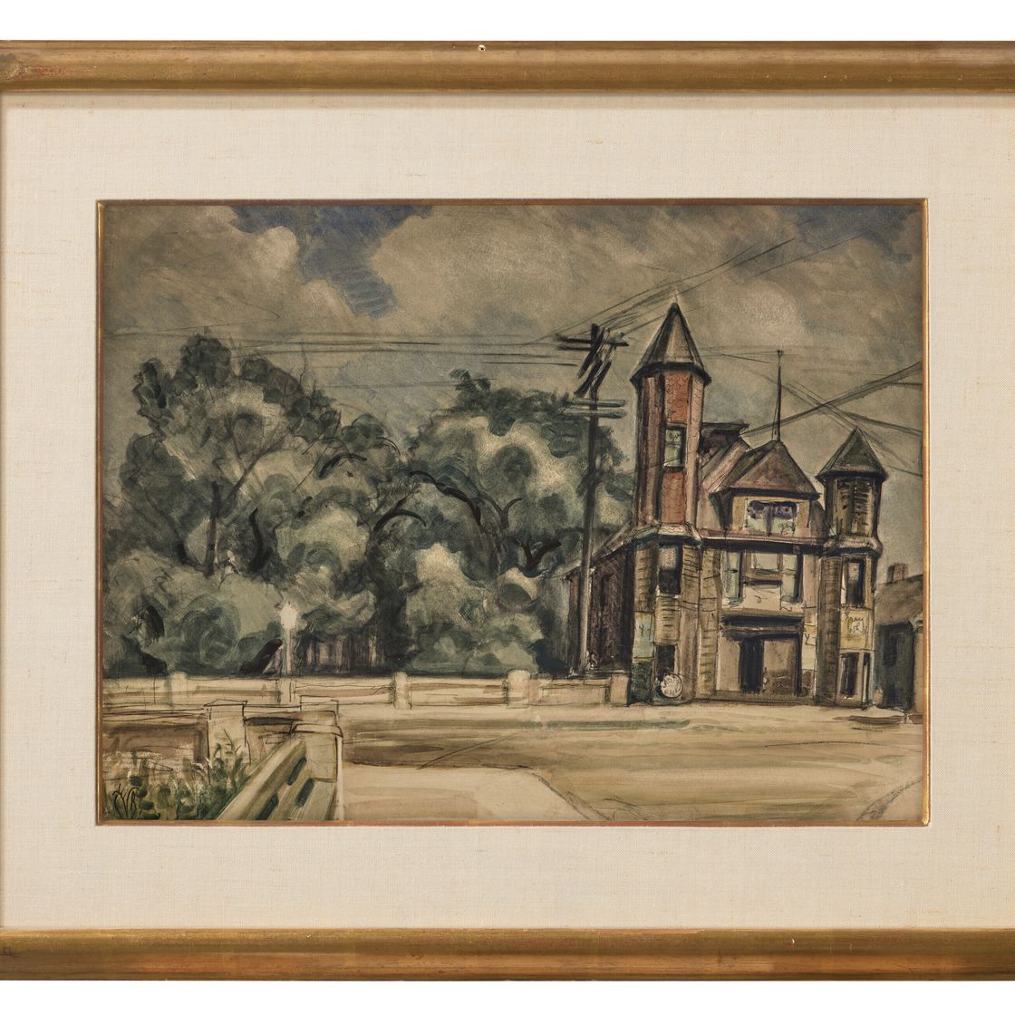 Charles Ephraim Burchfield — Двойные купола, изображение 2