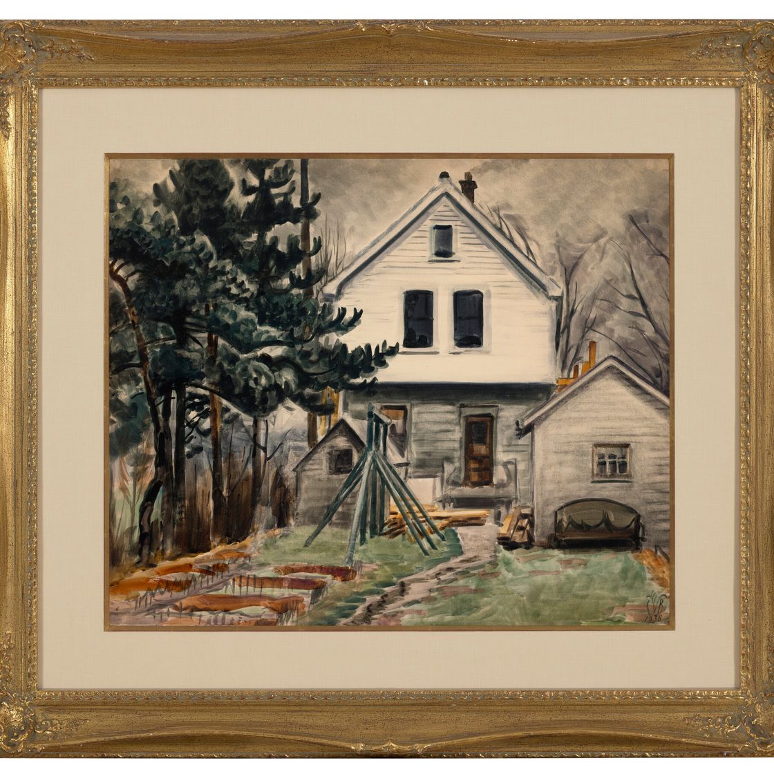 Charles Ephraim Burchfield — Задний двор, изображение 2