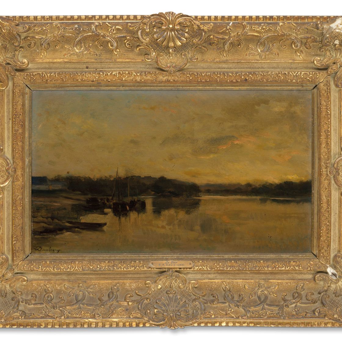 Charles François Daubigny — Ла Ривьер, званый вечер, изображение 1