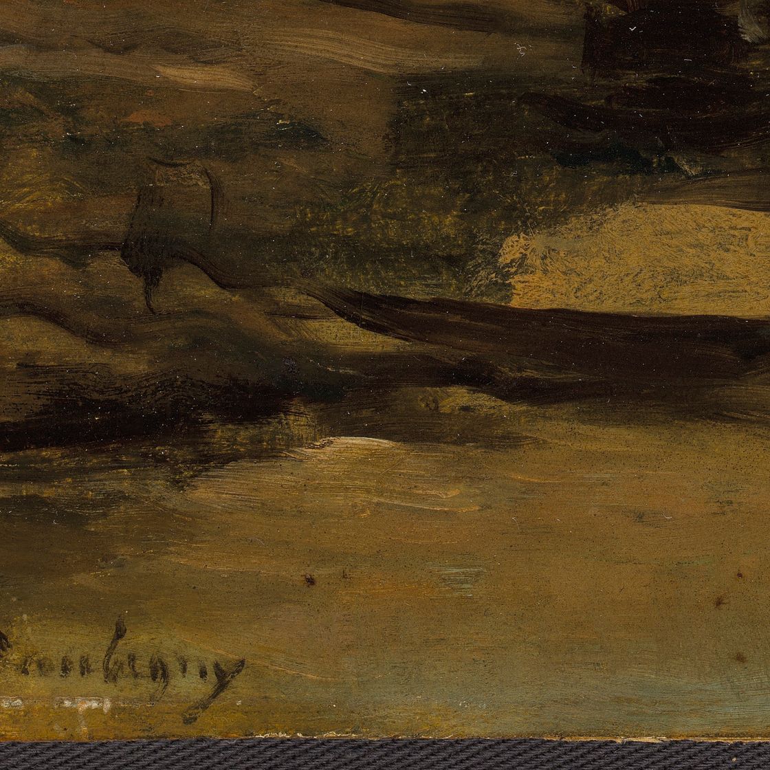 Charles François Daubigny — Ла Ривьер, званый вечер, изображение 5