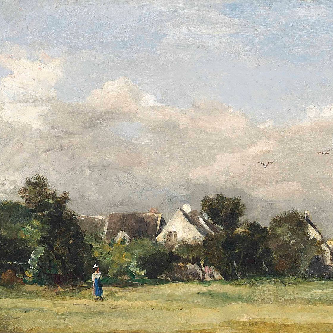 Charles François Daubigny — Пейсанн-пре-д'ун-Виллидж