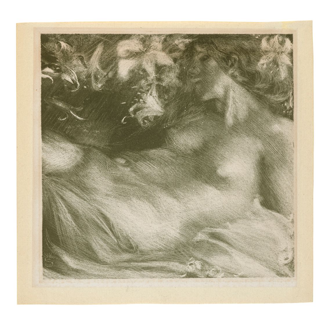 Charles White — Литография в белую линию