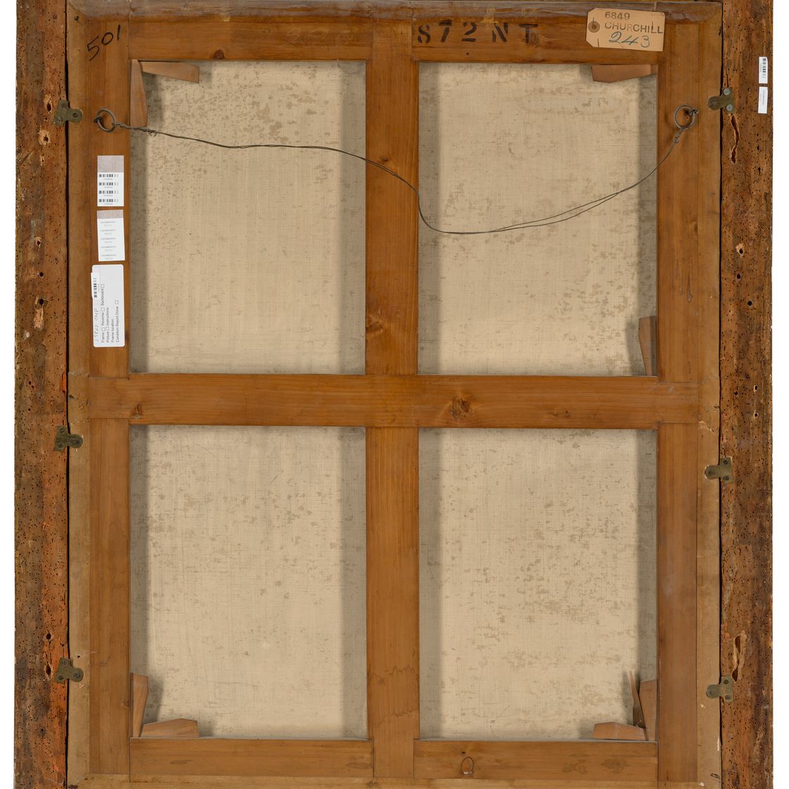 Charles White — Портрет Чарльза Стюарта, 5-го графа Леннокса (ок. 1556-1576), в три четверти роста, в белом камзоле с разрезом и черных бриджах, изображение 3