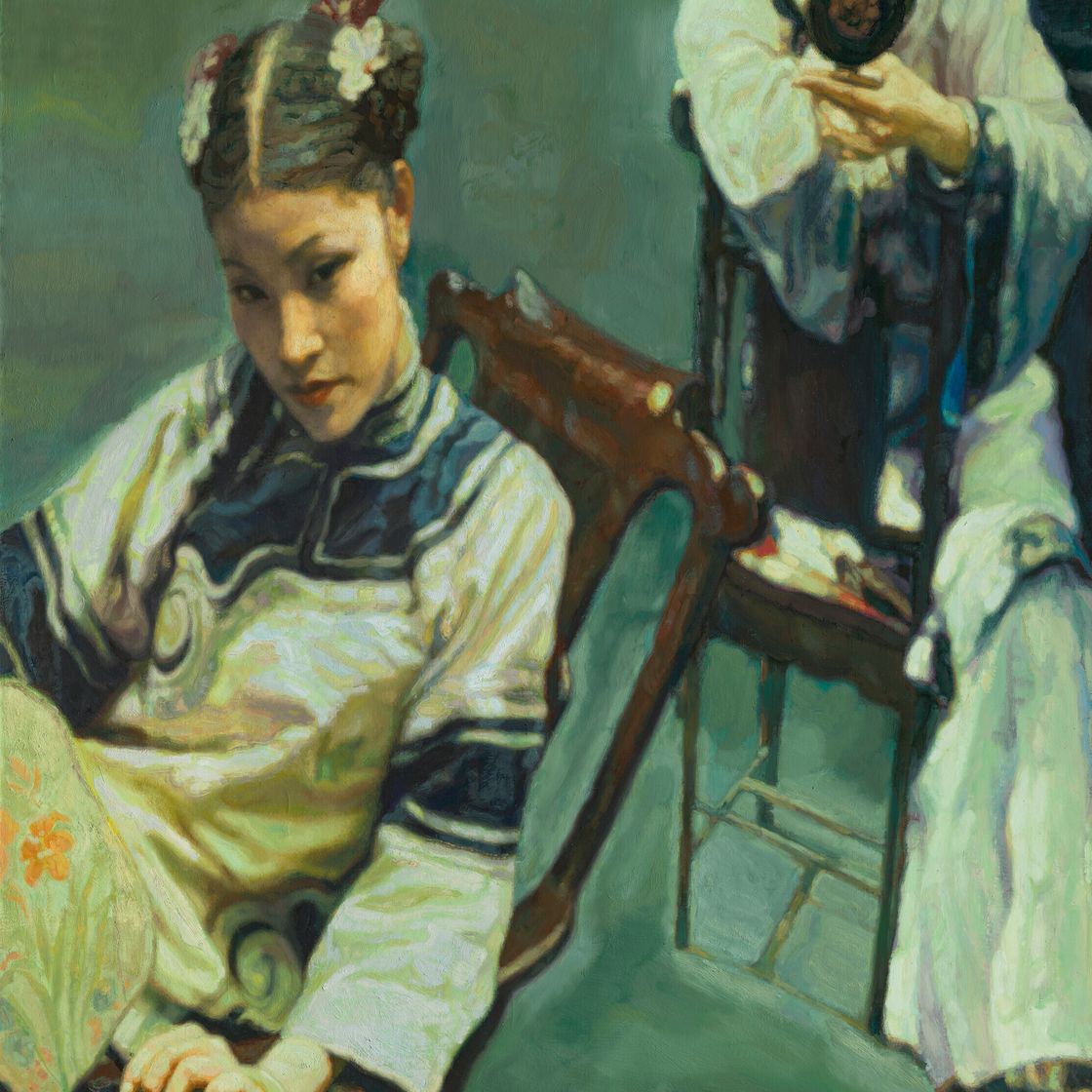 Chen Yifei — Сестры, изображение 1