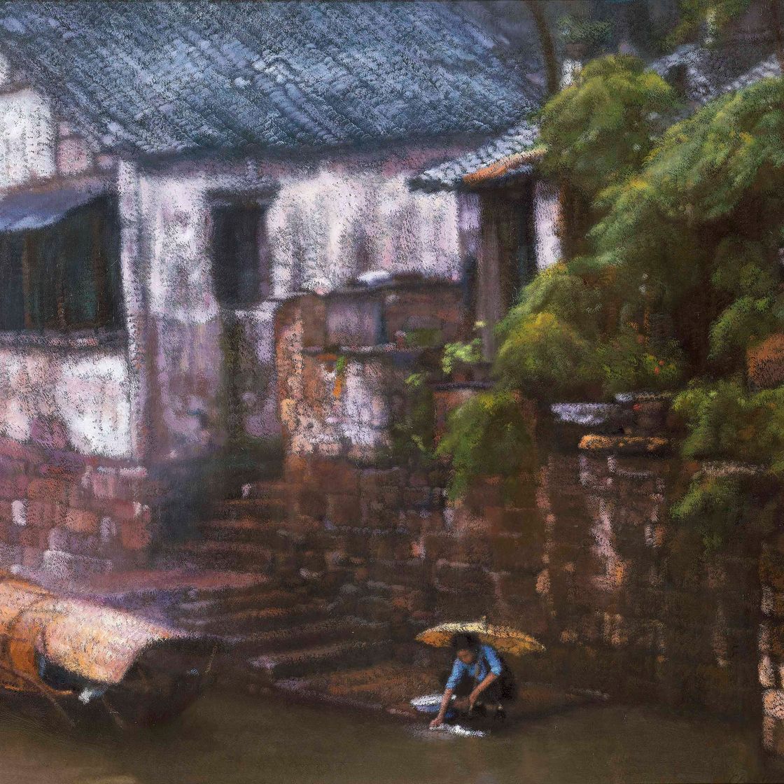 Chen Yifei — Под садом (Сучжоу)