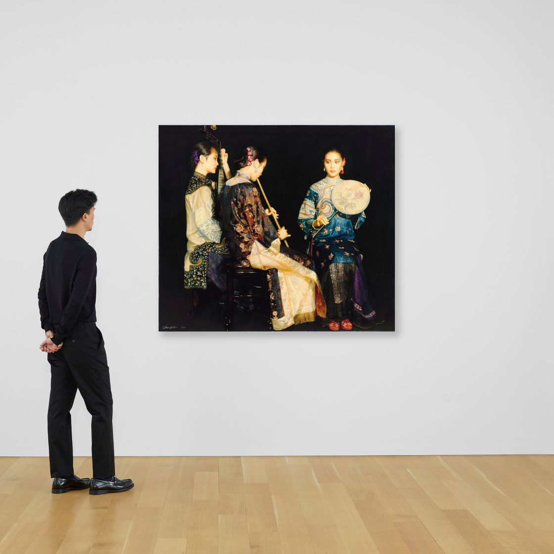 Chen Yifei — Протяжные мелодии, доносящиеся с реки Сюнян., изображение 3