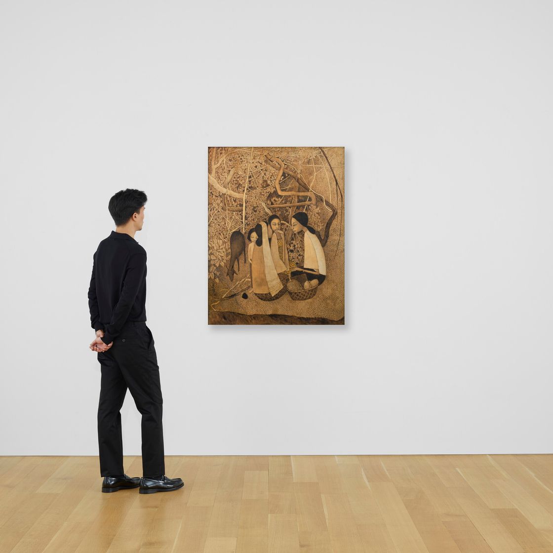 Cheong Soo Pieng — Болтающий, изображение 4