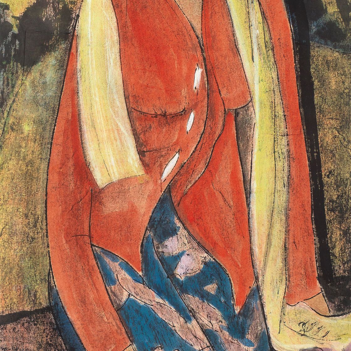 Cheong Soo Pieng — Сидящая дама
