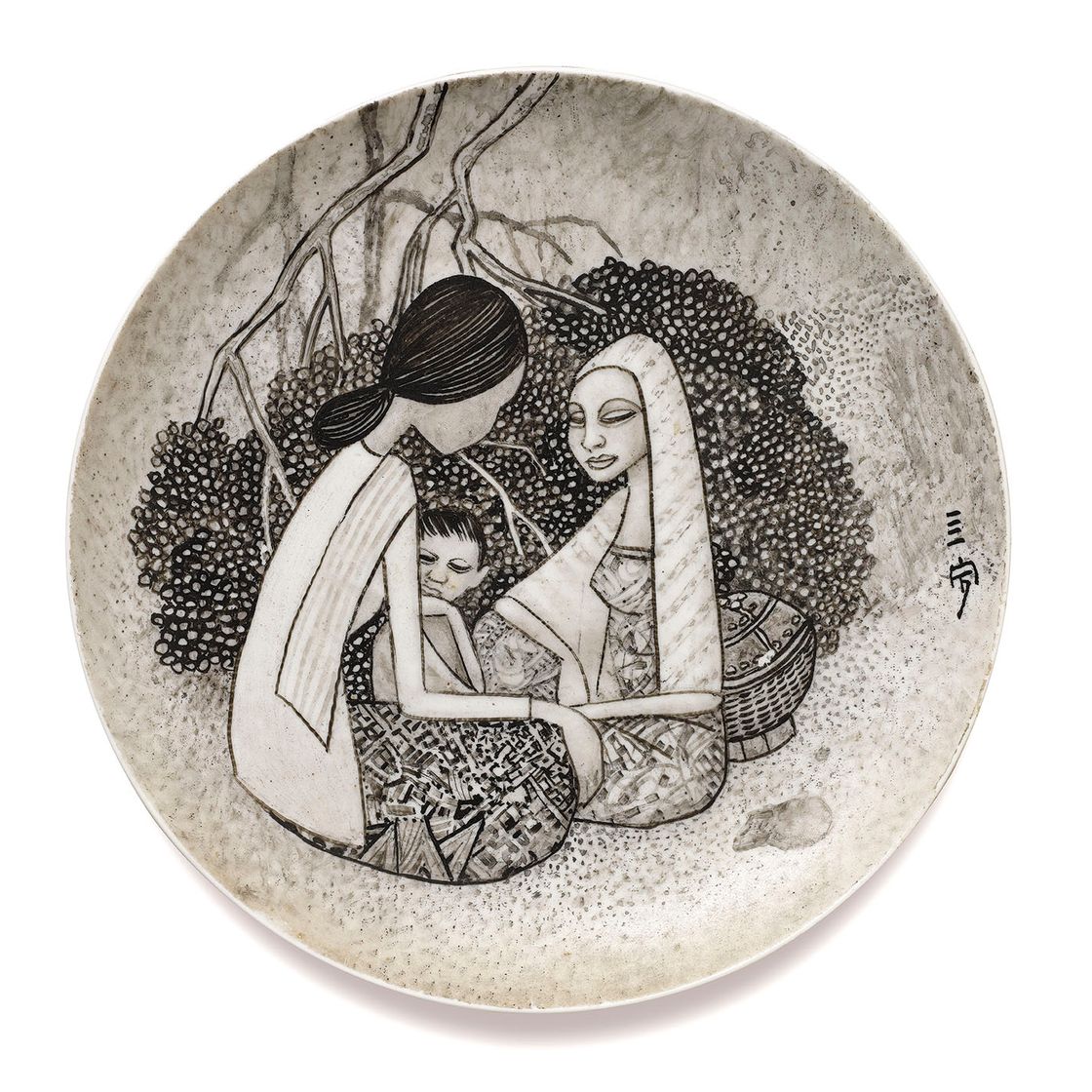 Cheong Soo Pieng — Дамы и дети