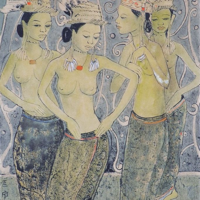 Cheong Soo Pieng — Танцоры-даяки