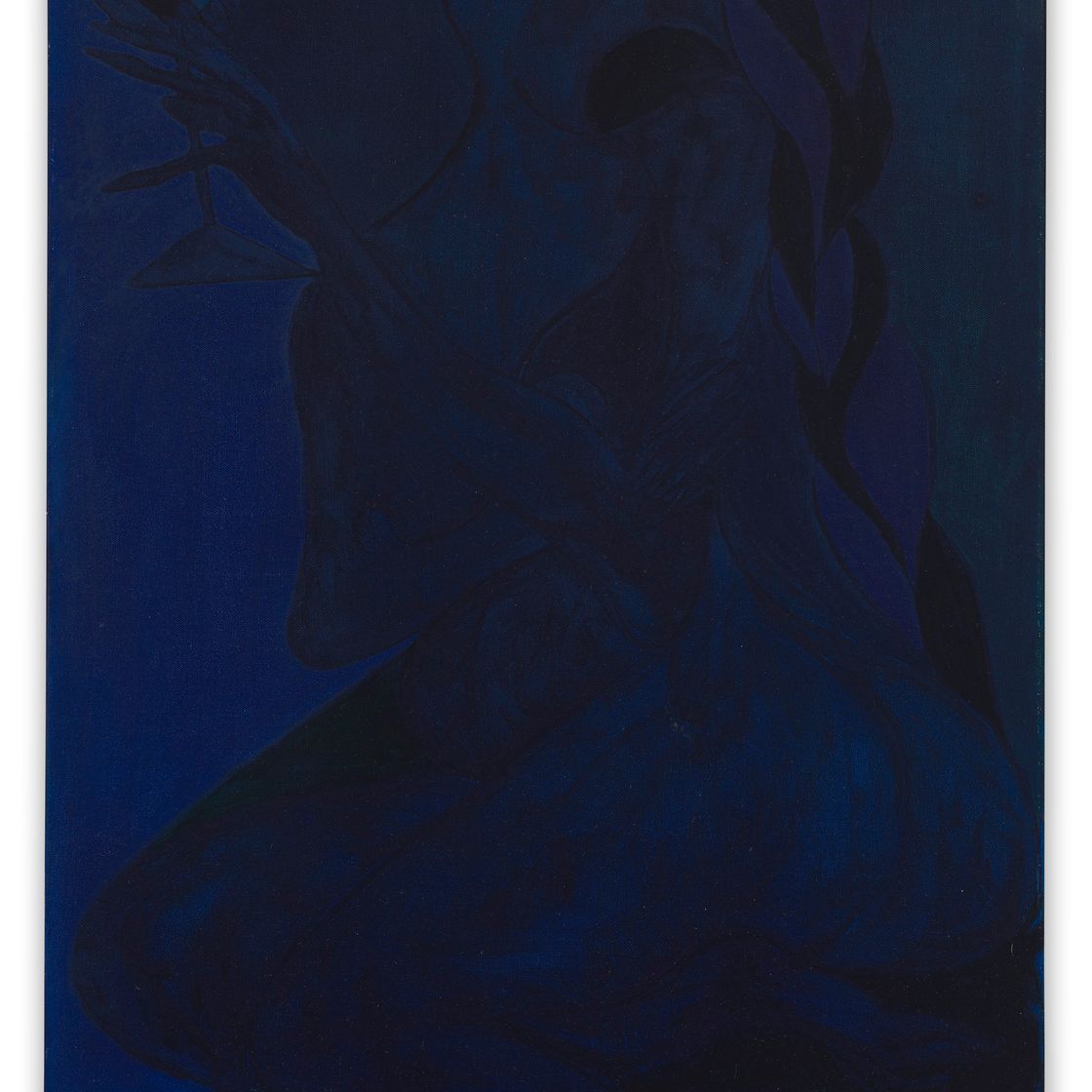 Chris Ofili — Голубая исповедь (леди канцлер), изображение 1