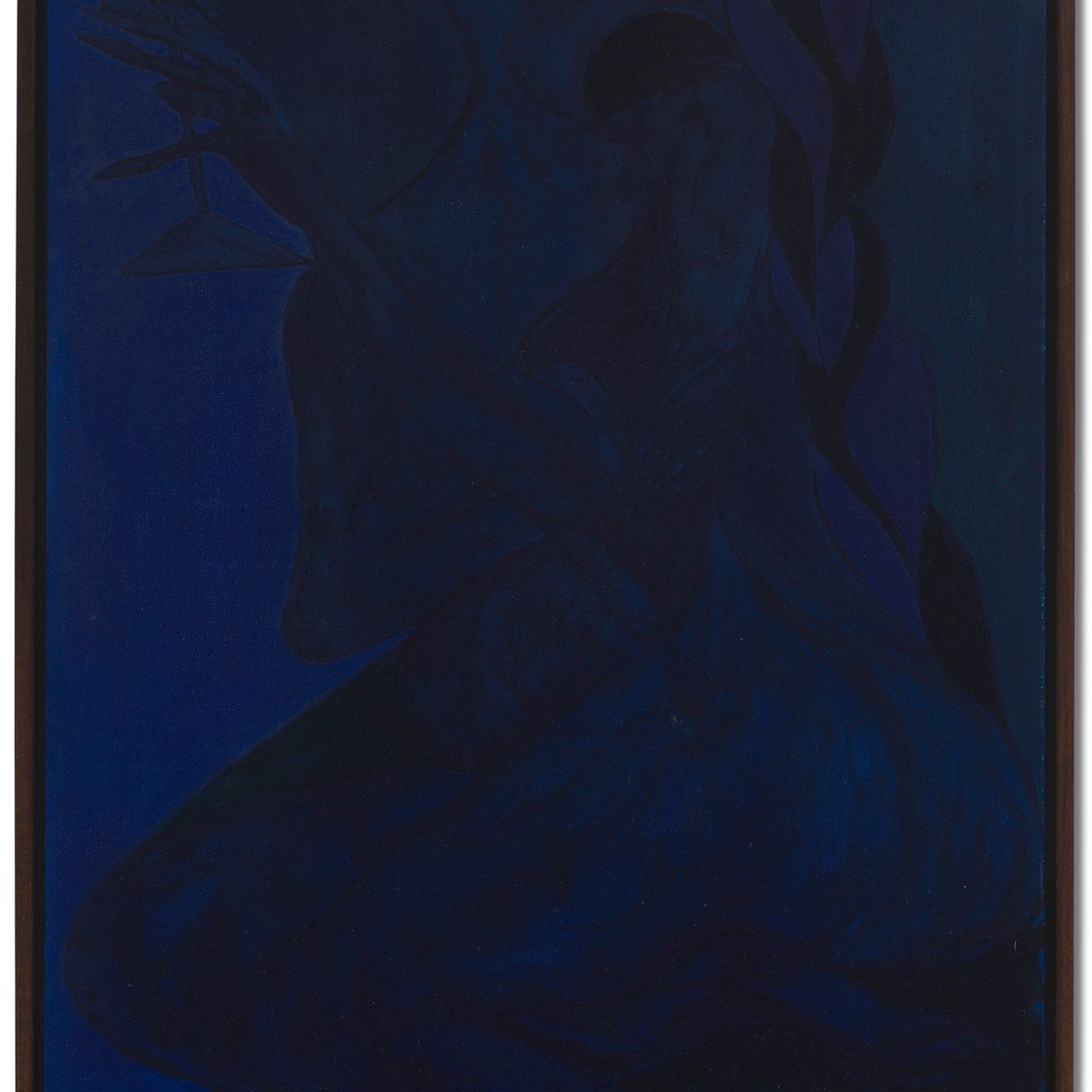 Chris Ofili — Голубая исповедь (леди канцлер), изображение 2