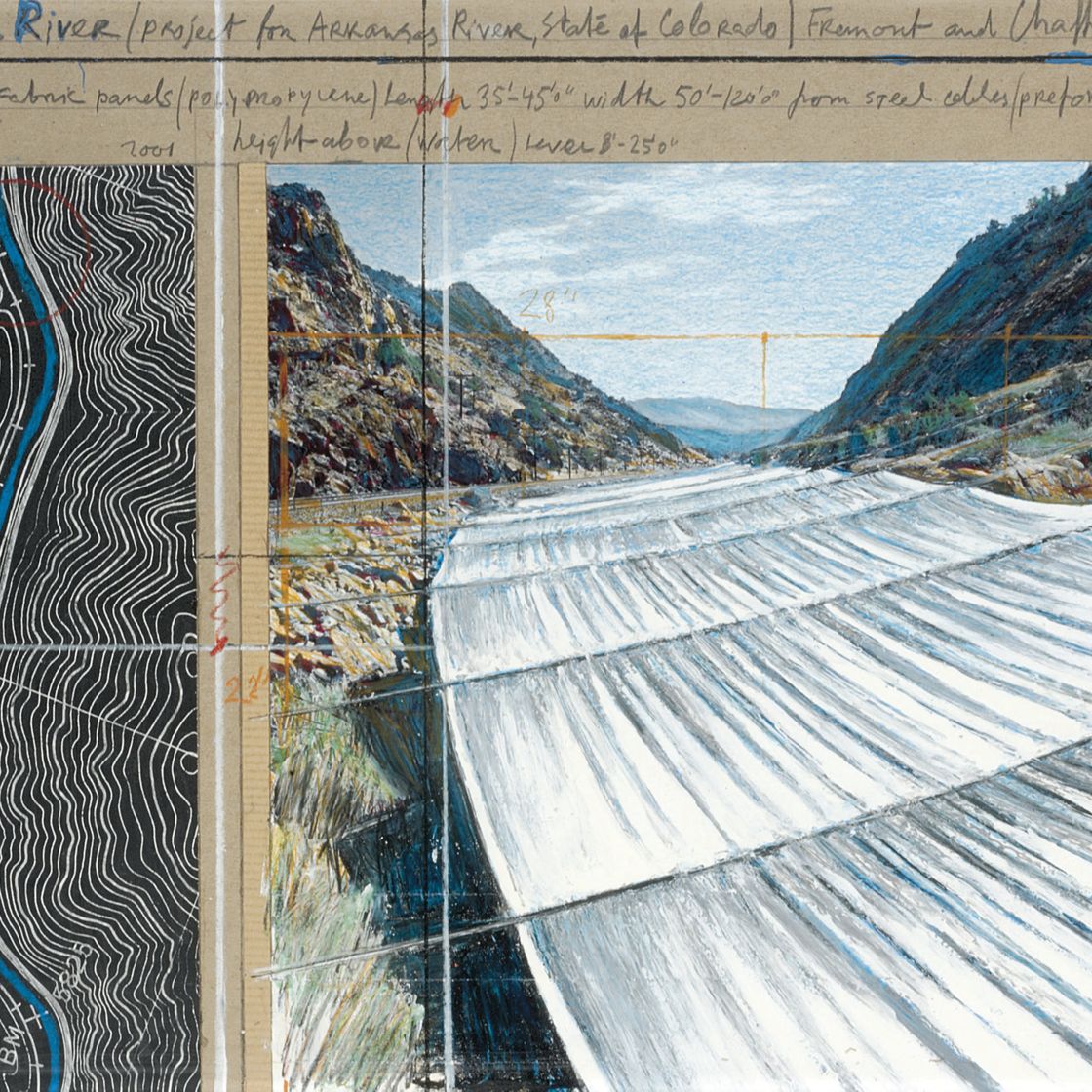 Christo and Jeanne-Claude — Над рекой (проект для реки Арканзас, штат Колорадо)