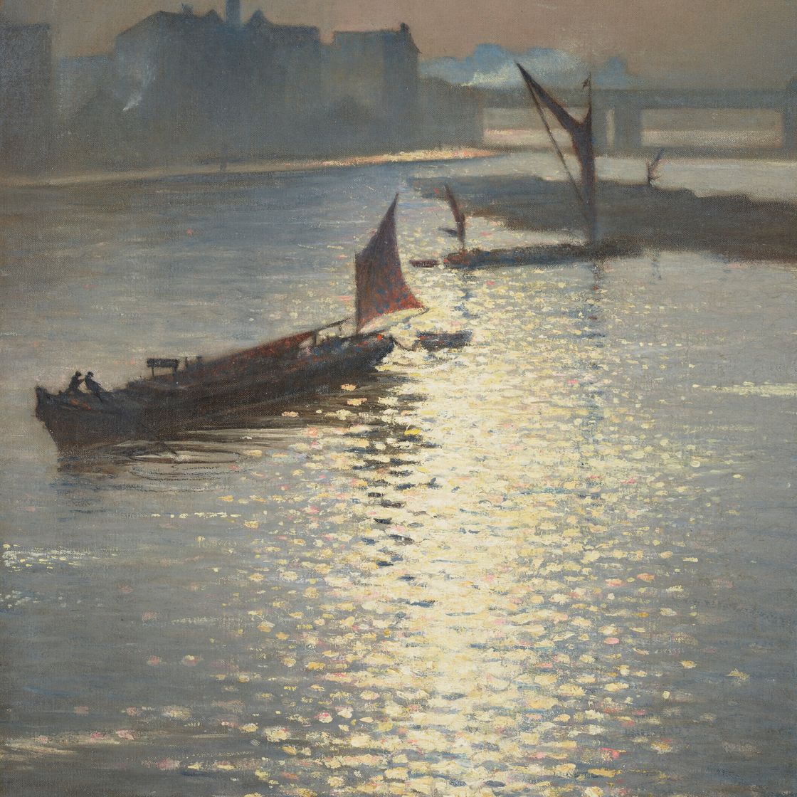 Christopher Nevinson — С моста Ватерлоо, изображение 1