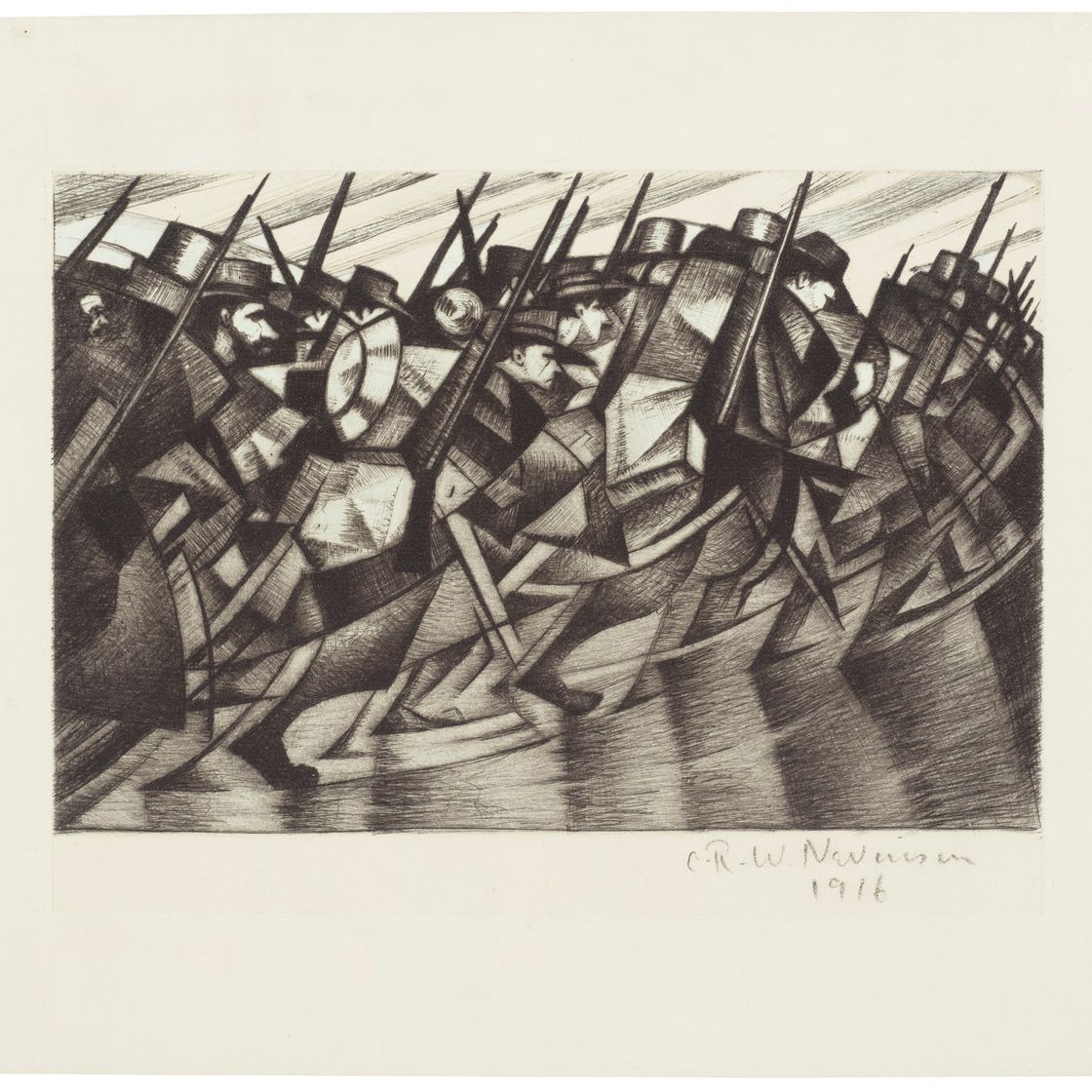 Christopher Nevinson — Возвращение в окопы