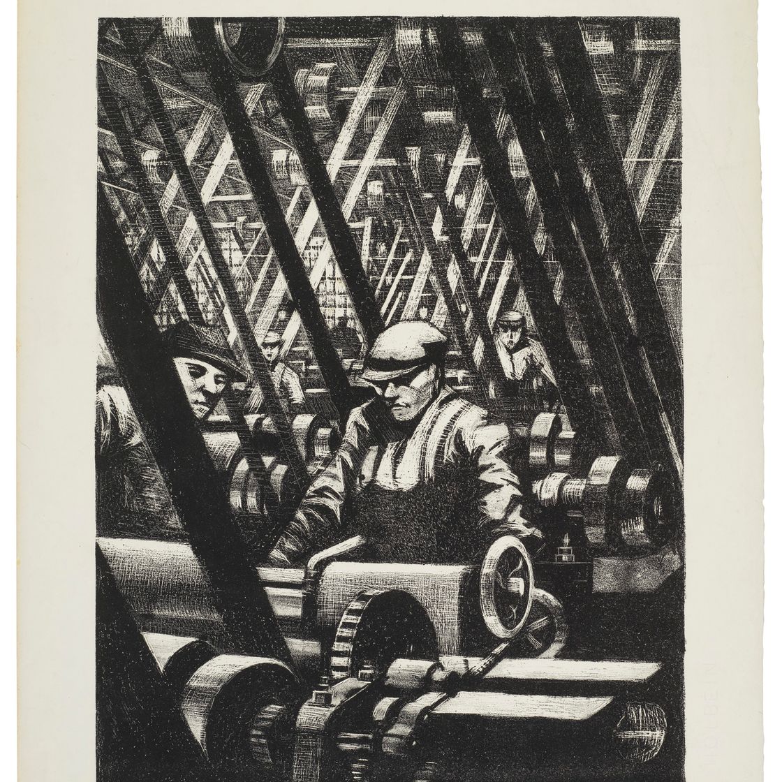 Christopher Nevinson — Создание двигателя времен Великой войны: усилия и идеалы Британии: Создание самолета (два впечатления)