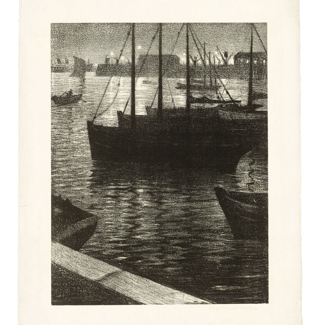 Christopher Nevinson — Левый порт