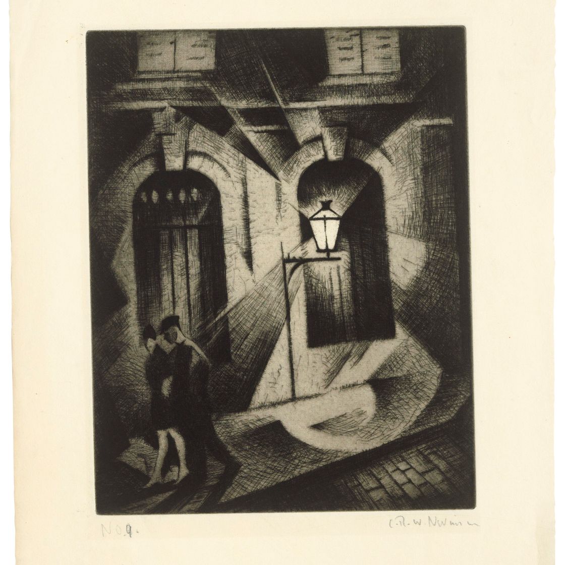 Christopher Nevinson — Зловещая Парижская ночь