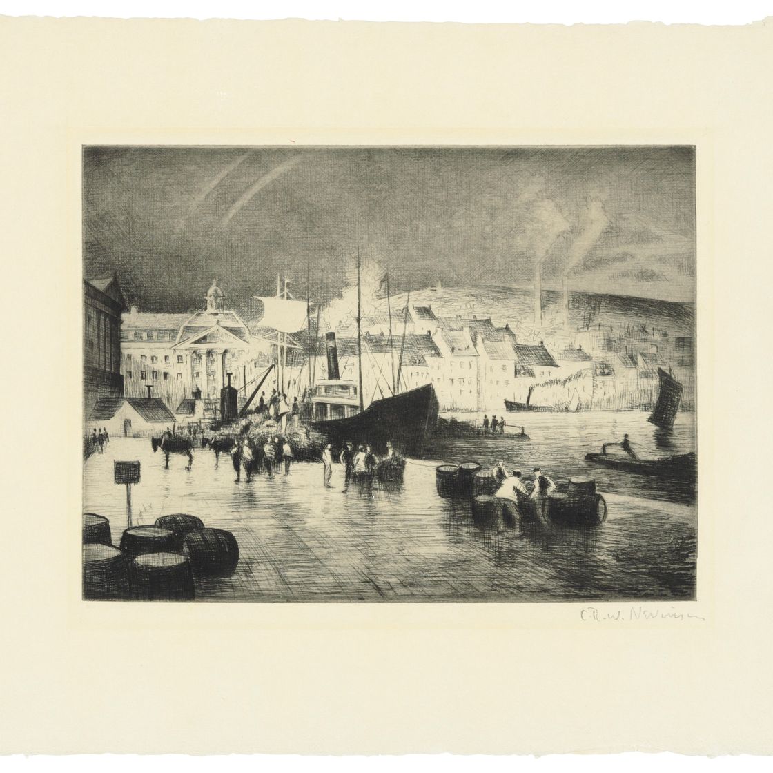 Christopher Nevinson — Французский порт (Бордо)
